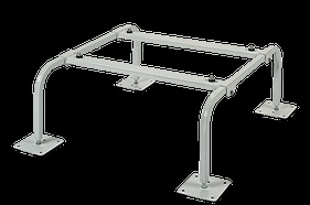 Quick-Sling® QSMS1202PAL Aluminum Mini-Split Stand - 12" H