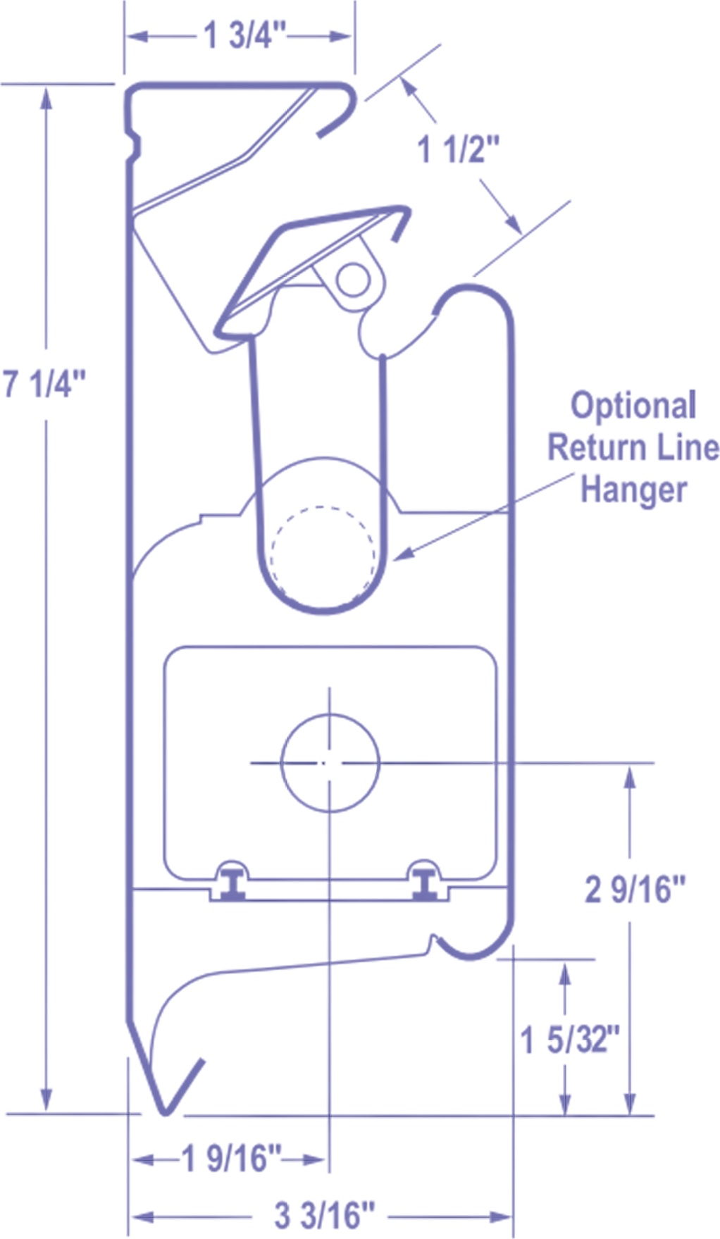 Haydon® 750B5 Heat Base 750 Baseboard Heater - 5 Ft, 980 Btu/H