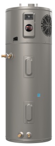 RUUD® PROUH50-T2-RU400-30 Professional Ultra 50 Gal Hybrid Electric Water Heater - 208/240V, 61.75 In H