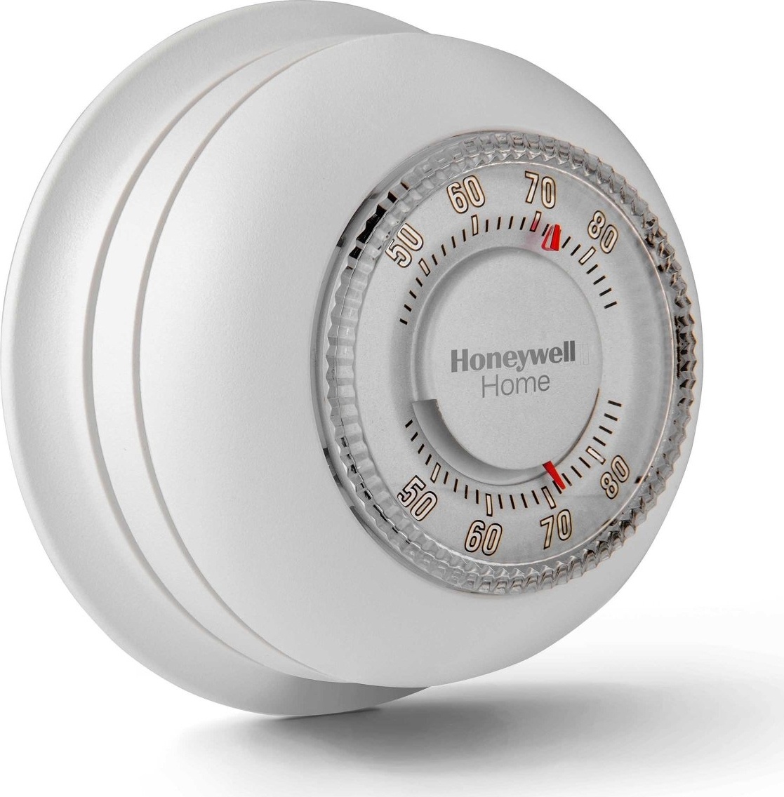 Honeywell T87K1007 The Round Manual Thermostat - Heat Only, 24V