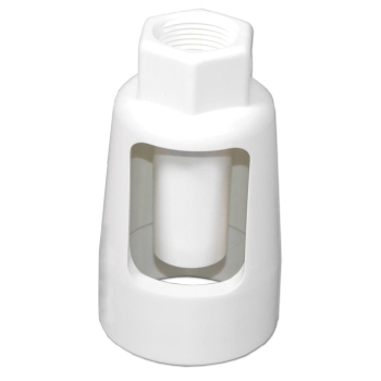 AMERIGAP ET115-002 Air Gap, 9 gpm Flow Rate, 3/4 in Inlet Connection, Female Threaded Inlet Connection, PVC