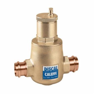 Caleffi DISCAL® 551 Series 551066A Air Separator, 1 in, Press, Brass