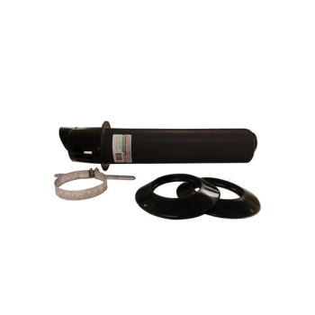 Centrotherm ICWT352 Concentric Wall Termination, 5 in Intake, 3 in Exhaust, HDPE/PP, Black, Termination Function Type