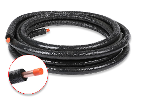 CERRO 1/4"X50' Insulated Copper Roll with 1/2" Armaflex UV Shield