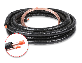 CERRO 3/8"X3/4"X50' Standard Line Set with 1/2" Armaflex UV Shield