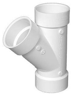 WB 10715 PVC 600 2" WYE (Y)