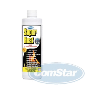 ComStar® Super Heat 60-130 8-in-1 Fuel Oil Treatment, Liquid Form, 16 oz Net Content, Colorless, Aromatic Odor / Scent