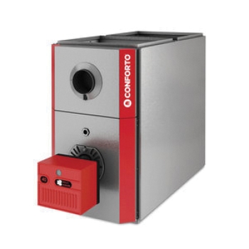 Conforto KLF-00-G100-03 Front Breach Oil Furnace, 105000 Btu/hr Heating Input, 91000 Btu/hr Heating Output, Oil Fuel