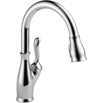 DELTA® 9178-DST Kitchen Faucet With ShieldSpray® Technology, Deck Installation / Mounting, 1 Handles, 1 or 3 Holes