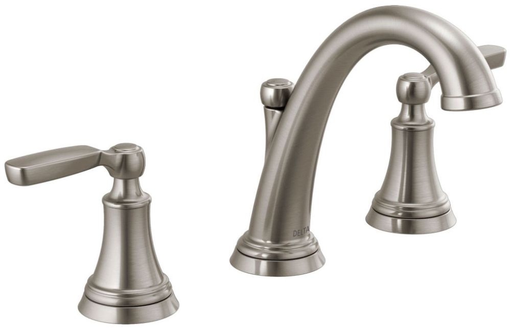 DELTA® 3532LF-SSMPU S/S Woodhurst Bathroom Faucet Withpopup Two