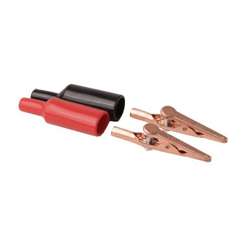 Devco 5035 Alligator Clip, Copper, Black/Red