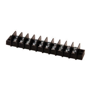 Devco 6185 10-Position Terminal Block, 250 V, 20 A, 4.41 in Length, Thermoplastic, Block Function Type