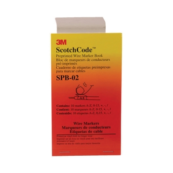 Devco WM1002 Alpha Numeric Cable Marker Book, Vinyl, Book Function Type