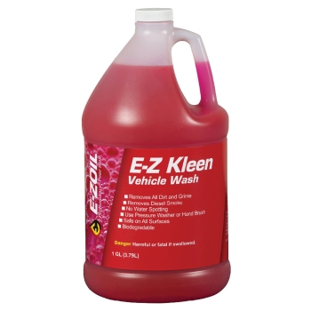 E-ZOIL K50-01 Vehicle Wash, Liquid Form, 1 gal Net Content, Red, Light Odor / Scent