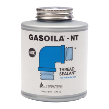 Gasoila® NT08 Thread Sealant, Isopropyl Alcohol, 2-Butoxyethanol Base Chemical, 1/2 pt Net Content, Blue