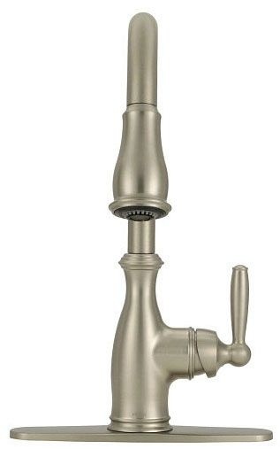 Moen® 7185SRS Brantford S/S 1-Hndl High Arc Pulldown Kitchen Faucet