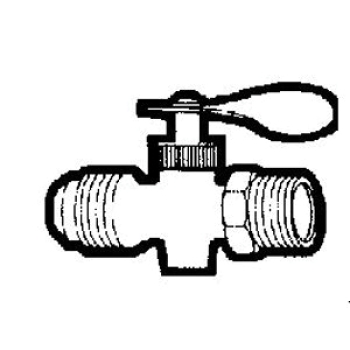 Holyoke 8848-66 Solid Bottom Valve, Connection Size 1: 3/8 in, Connection Type 1: SAE Flared, Valve Function Type