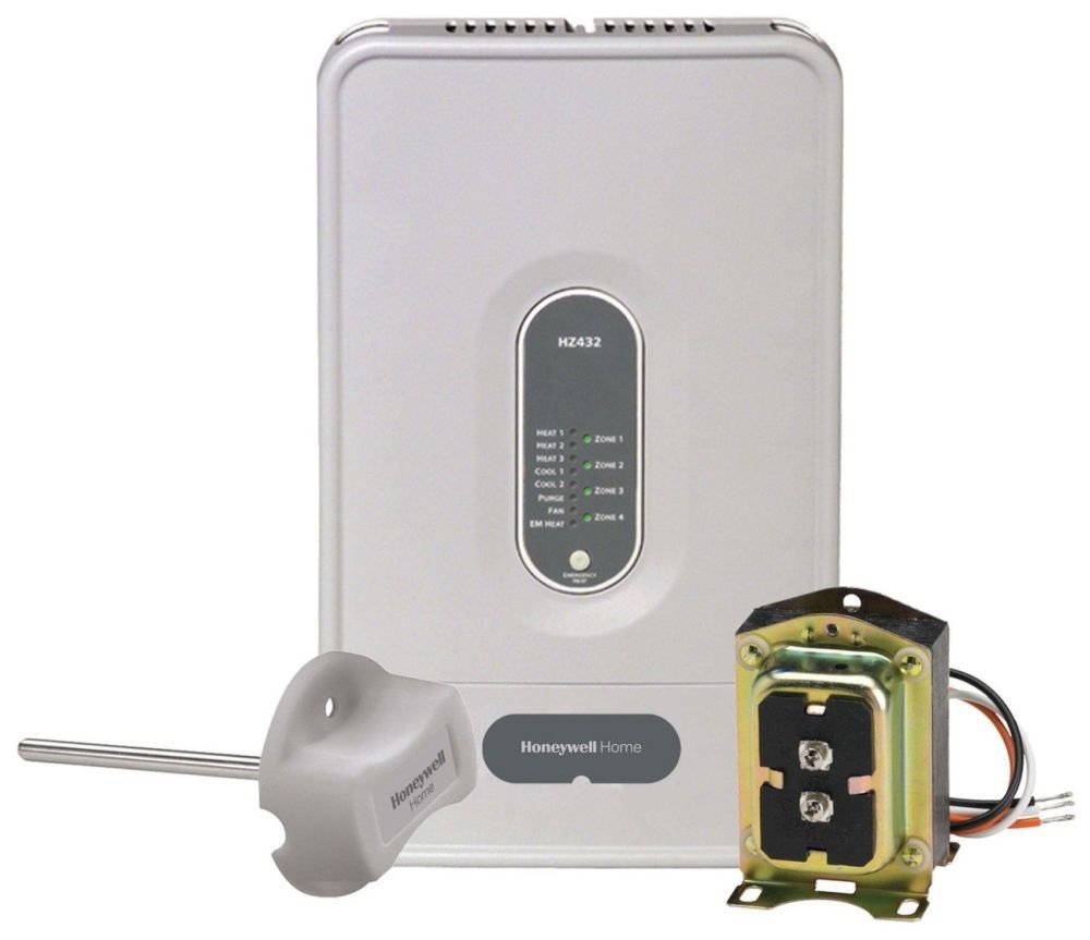 Honeywell HZ432K/U Truezone Zone Panel Kit, 24 V, 8 In W X 13.42 In H X 1.86 In D