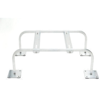IBEX® 1801AL Mini-Split Stand, Aluminum, 35 in Length, 20 in Width, 18 in Depth, Zinc-Plated Yellow, Stand Function Type