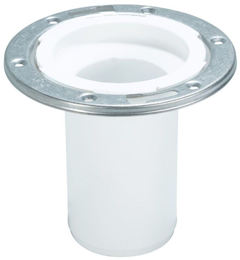 AB&A 86147 IPS 3" Spigot X 6" Long PVC Closet Flange