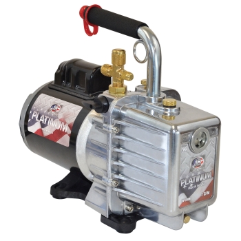 JB Industries DV-200N-250 Dual Voltage Vacuum Pump, 7 cfm, 2 Stages, 115/230 V, 1/2 hp Motor HP, Power Cord Power Source