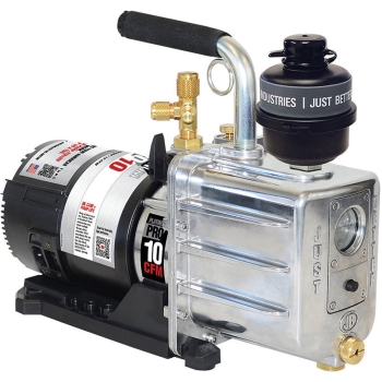 JB Industries DV-285DC Dual Voltage DC Vacuum Pump, 10 cfm, 115/230 V, 1/2 hp Motor HP, 1/2 x 1/4 x 3/8 in Connection