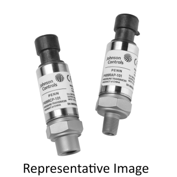 Johnson Controls P499RAP-105C Electronic Pressure Transducer, 0.5-4.5 V, 4 to 20 mA, Packard Electrical Connection