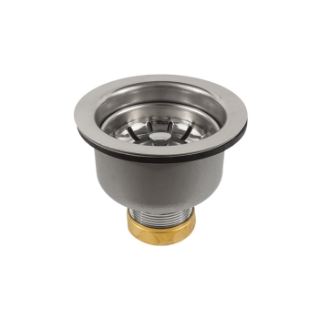 Jomar Valve® Snap-N-Loc® 300-006 Sink Strainer, 304 Stainless Steel, Stainless Steel, 4.41 in Outside Diameter