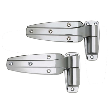 Kason® 11245000028 Flush Offset Reversible Cam-Rise Oblique Hinge With Self-Lubricating Nylon Cam, Zinc, 5-1/2 in Height