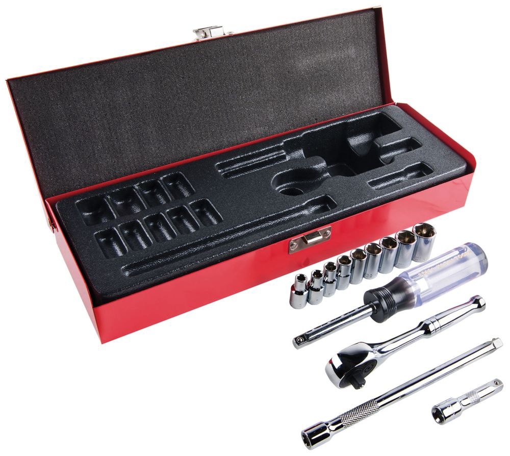 KLEIN TOOLS 65500 13PC 1/4" Socket Set