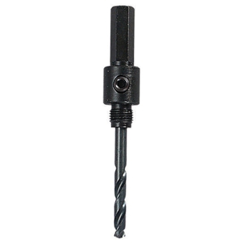LENOX® 1779774 Standard Hole Saw Arbor, 9/16 to 1-3/16 in Diameter, Carbon Steel, 1/2 in Arbor, Hex Shank, 1/2 in Shank