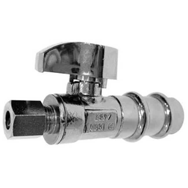 Matco-Norca 26-1016PLF 1/2PRESS X 1/4COMP Straight 1/4 Turn Supply Valve