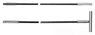 Mill-Rose 65016 Extension Rod, Fiberglass, 48 in Length, For Use With: Flue and Boiler Tube Brushes, Rod Function Type