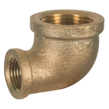 Matco-Norca™ B-RL0403LF Reducing Elbow, 3/4 in, 1/2 in, NPT, Brass, 90 deg, Schedule/Class: Class 125
