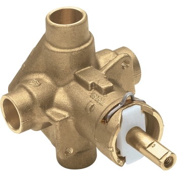 Moen® M-Pact Posi-Temp® 2520 Valve, 1/2 in Inlet Connection, Copper Sweat Inlet Connection, 1/2 in Outlet Connection