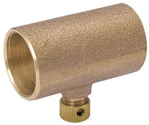 Mueller Industries Inc A11547NL ID 1/2 COP Coupling with Drain OD A11547NL 5/8 COP Coupling Lead Free