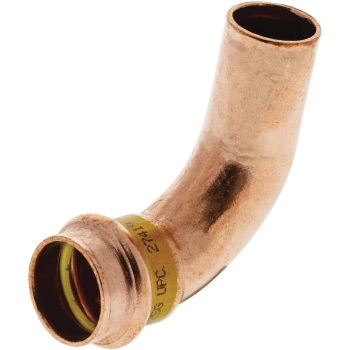 NIBCO® PressG™ 9059150HPC 90 deg Elbow, Elbow Fitting, Connection Size 1: 3/4 in, Connection Type 1: Fitting, Copper