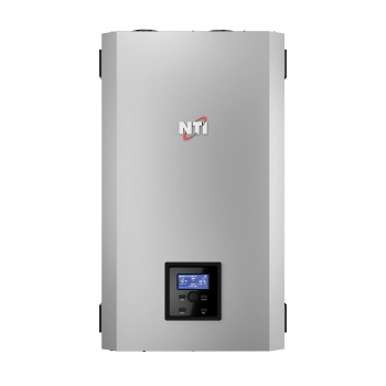 NTI 3314310 Gas Fired Boiler, Liquid Propane, Natural Gas Fuel, 11 to 110 MBtu/hr Heating Input, 95% AFUE, 1 ph
