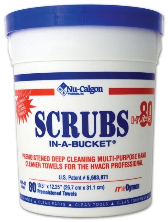 Nu-Calgon 4366-87 Calgon Scrubs In A Bucket Hvac80 80Ct