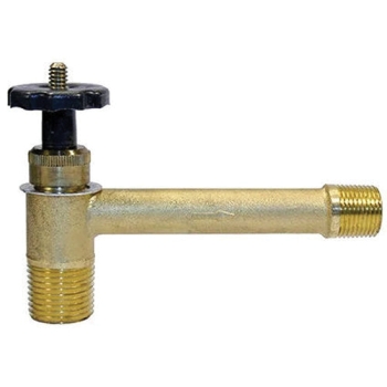 Inner-Tite® R81700 Angle Tank Valve, 1/2 x 3/8 in Connection, MPT Connection Type, Brass