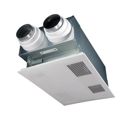 Panasonic WhisperComfort® FV-06VE1 Energy Recovery Ventilator, 60 cfm Air Flow, 120 V, 39 W, 12 W, Steel