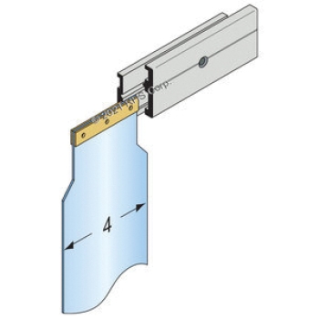 RHS® 55-304 Strip Curtain, 4 in Width, For Use With: 43 x 84 in Freezer