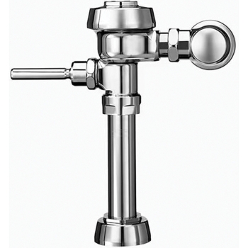 Sloan® Royal® 3010100 Exposed Manual Water Closet Flushometer, 3.5 gpf, 1-1/2 in Spud, Top Spud Location, Brass, No