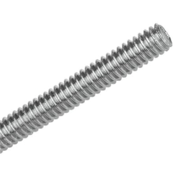 Superstrut® H1043/8X6 Continuous Thread Hanger Rod, 6 ft Length, 3/8 in Thread, Steel, Gold Galvanized
