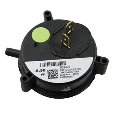 NORDYNE 632492R Pressure Switch, SPST, -0.5 in-WC