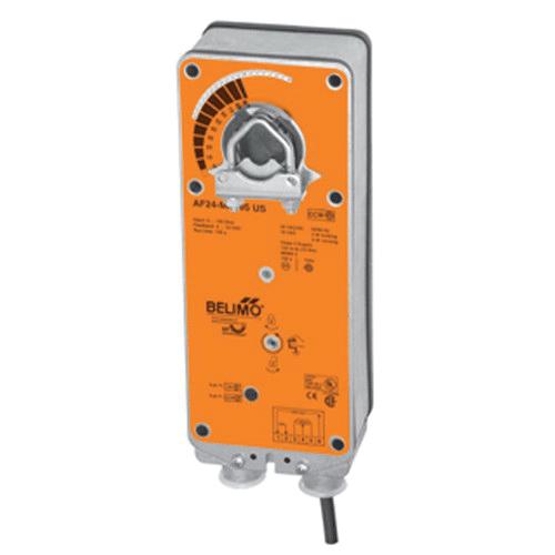 BELIMO® AFB24-MFT-S Damper Actuator, 24 VAC +/-20%, 24 VDC Plus 20% or Minus 10%, 7.5 W Running, 3 W Holding