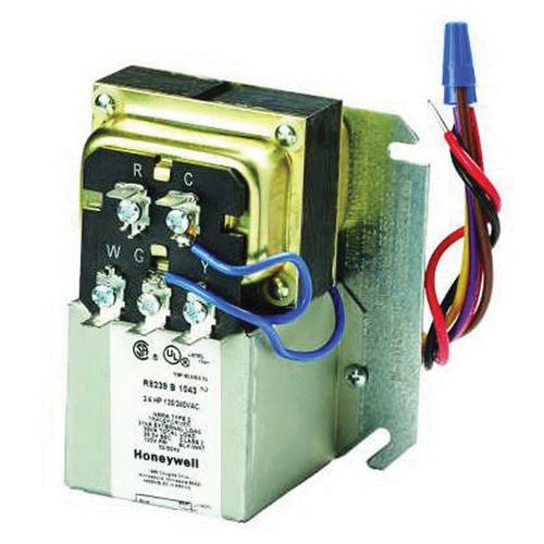 Honeywell R8239B1076 Fan Center, 120/208/240 VAC Primary, 26.5 V Secondary, 3/4 hp Relay, 12 W, DPDT Switch