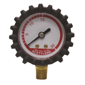 UNIWELD® G15D Welding Gauge, Oxygen, Other Gases Gas, Steel, 1/8 in Connection, 30 psi Maximum Working Pressure