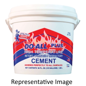UTILITY WONDER PRODUCTS® DO-ALL+PLUS 30-1040 Cement, 1 gal Net Content, Container, Gray, Water Resistant: No