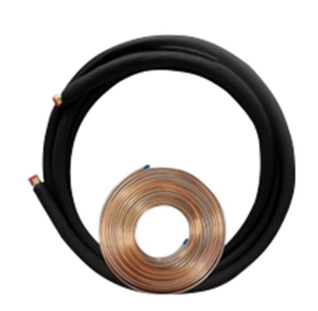 JMF LS3858030S12CS 3/8"X5/8"X30' Standard Line Set with 1/2" Armaflex UV Shield